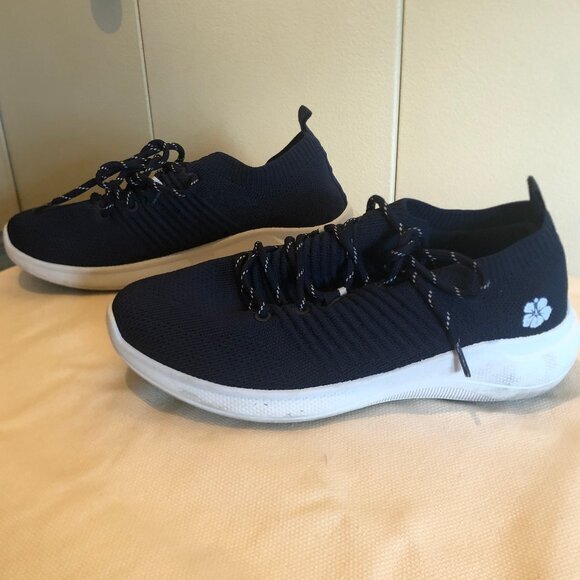 Tommy Bahama Golf navy blue mesh performance sneakers sz 7.5 - Picture 12 of 14